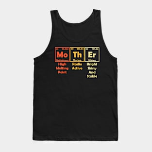 Mother Elements Periodic Table Chemistry Vintage Tank Top